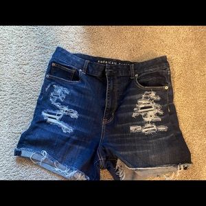 American Eagle Curvy Hi Rise Shorties